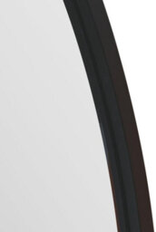 "Mirroroutlet Arcus Black Metal Framed Arched Wall Mirror 49"" X 35"" (125Cm X 90Cm)" - thumbnail 6