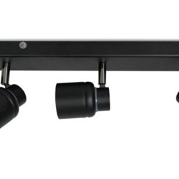 Valuelights Benton Black 3 Way Bar Ip44 Bathroom Ceiling Spotlight - thumbnail 3