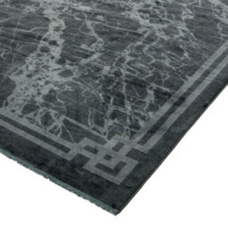 Grey Border Luxurious Modern Abstract Bordered Easy To Clean Rug For Dining Room Bed Room And Living Room-120Cm X 180Cm - thumbnail 2