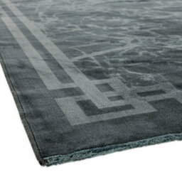 Grey Border Luxurious Modern Abstract Bordered Easy To Clean Rug For Dining Room Bed Room And Living Room-120Cm X 180Cm - thumbnail 3