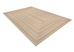 RugsX Flat 48962265 Sisal Carpet Geometric - Natural Beige Straw Color, String 80X150 Cm - thumbnail 3