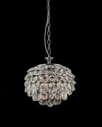 Luminosa Lighting Luminosa Adaliz 3 Light Chrome Ceiling Crystal Pendant - thumbnail 1