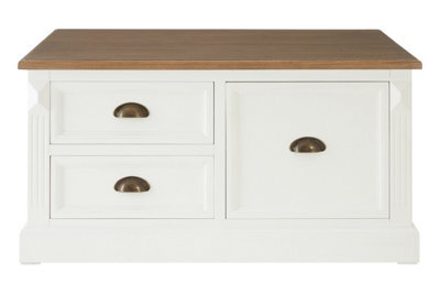Orsina Sturdy Coffee Table, Wooden Top Decorative Coffee Table For Livingroom, Durable Modern Coffee Table - image 1