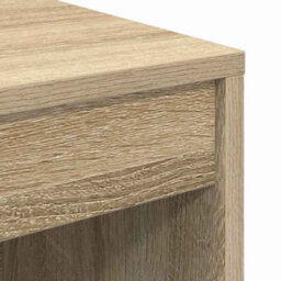 Berkfield Modern Writing Desk Sonoma Oak Engineered Wood 100 X 40 X 76 Cm Simple - thumbnail 8