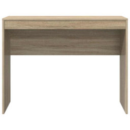 Berkfield Modern Writing Desk Sonoma Oak Engineered Wood 100 X 40 X 76 Cm Simple - thumbnail 5