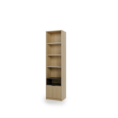 Arte Kanu White And Oak Copenhagen Bookcase 55Cm - image 1