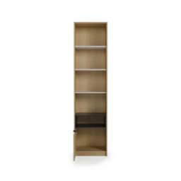 Arte Kanu White And Oak Copenhagen Bookcase 55Cm - thumbnail 5