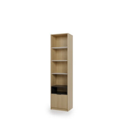 Arte Kanu White And Oak Copenhagen Bookcase 55Cm - thumbnail 1