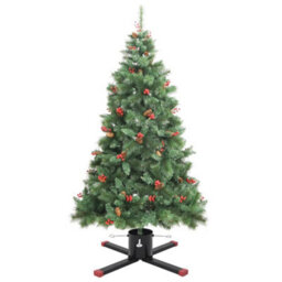 Berkfield Christmas Tree Stand Black 61X61X15.5 Cm - thumbnail 3