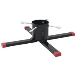 Berkfield Christmas Tree Stand Black 61X61X15.5 Cm - thumbnail 2