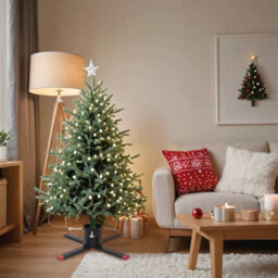 Berkfield Christmas Tree Stand Black 61X61X15.5 Cm