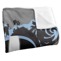 Avatar: The Last Airbender Silky Kanji Supersoft Blanket Grey/blue/black (One Size) - thumbnail 3