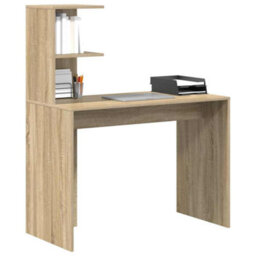 Berkfield Sonoma Oak Writing Desk Sonoma Oak Particle Board Standard - thumbnail 3