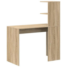 Berkfield Sonoma Oak Writing Desk Sonoma Oak Particle Board Standard - thumbnail 6