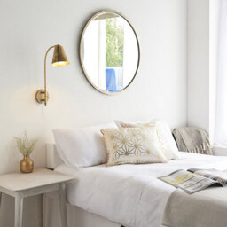 Luminosa Lighting Luminosa Radha Task Wall Lamp Antique Solid Brass - thumbnail 4