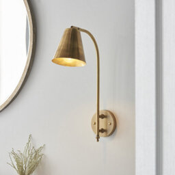 Luminosa Lighting Luminosa Radha Task Wall Lamp Antique Solid Brass - thumbnail 2