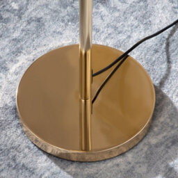Homcom Modern Floor Lamp W/ Acrylic Shade, 5 Light, For Living Room, Gold - thumbnail 9