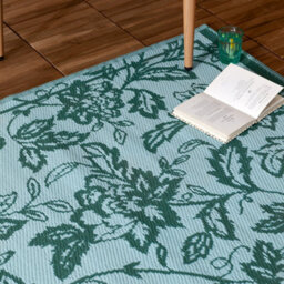 furn. Furn Anemone Woven Outdoor Rug, Teal/mineral, 120 X 180Cm - thumbnail 2