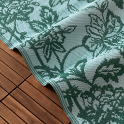 furn. Furn Anemone Woven Outdoor Rug, Teal/mineral, 120 X 180Cm - thumbnail 5