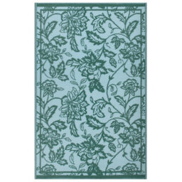 furn. Furn Anemone Woven Outdoor Rug, Teal/mineral, 120 X 180Cm - thumbnail 1