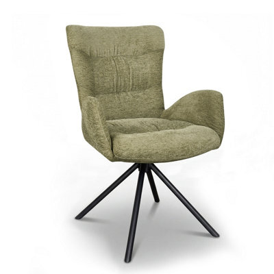 Sonara Modern Swivel Accent Chair Stylish Upholstered Seat Set Of 1 - image 1