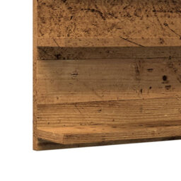 Berkfield Bathroom Mirror Cabinet Old Wood 90X11X45 Cm Engineered Wood - thumbnail 8