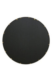 Mirroroutlet The Fenestra Gold Edged Circular Modern Wall Mirror 110Cm Diameter - thumbnail 6