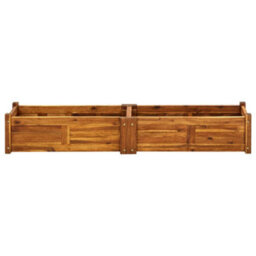 Berkfield Garden Raised Bed Acacia Wood 150X30X25 Cm - thumbnail 2
