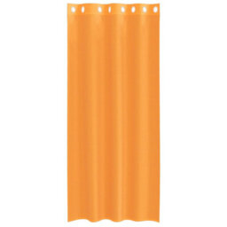Berkfield Voile Curtains With Grommets 2 Pcs Orange 140X245 Cm - thumbnail 4