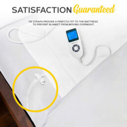 Monhouse Premium Fleece Electric Blanket - Heated Under Blanket, 9 Heat Settings, Fitted Heated Mattress Cover - Single 90X190Cm - thumbnail 6