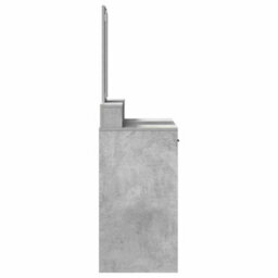 Walplus Dressing Table Concrete Grey 100 X 41 X 140 Cm Engineered Wood - thumbnail 7