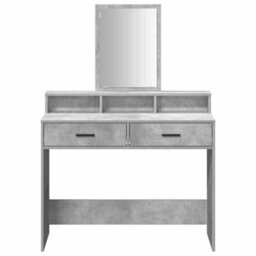 Walplus Dressing Table Concrete Grey 100 X 41 X 140 Cm Engineered Wood - thumbnail 6