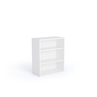 Proline Cab 600mm W 720mm H Kitchen Wall Unit Cabinet White 18mm Mfc (Carcass Only) - image 1