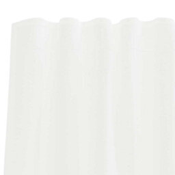 Berkfield Durable Voile Curtains With Rod Pockets 2 Pcs White - thumbnail 6