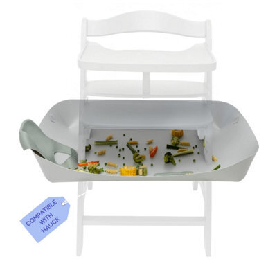 Catchy Highchair Food Catcher Easy Clean Baby & Toddler Mess Catcher Grey