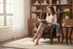 Chesterfield High Back Wing Chair Antique Oxblood Leather Bespoke In Mallory Style - thumbnail 2