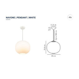 Nordlux Navone Glass Pendant Light Hand Blown Glass White,mains - thumbnail 5