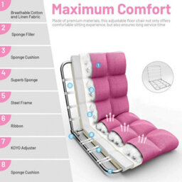 14 Position Adjustable Floor Chair - thumbnail 4