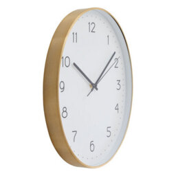 Orsina Elko Oval Wall Clock With Gold Finish - thumbnail 2