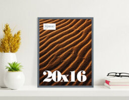 20X16 Grey Picture Frame (40.6 X 50.8Cm) Poster, Photo, Artwork, Gallery Wall Or Print - thumbnail 2