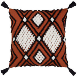 Furn. Aquene Tufted Tasselled Cushion Cover - thumbnail 1