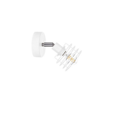 Luminosa Lighting Luminosa Viva Adjustable Wall Lamp White, 12Cm, 1X E27