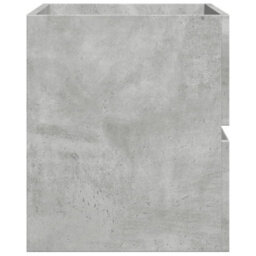 Berkfield Bathroom Hanging Cabinet Concrete Grey 80X38.5X45 Cm Engineered Wood - thumbnail 5