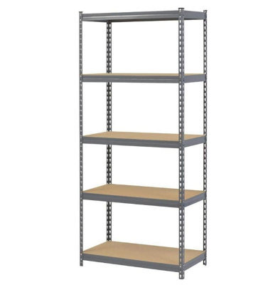 Racking Solutions Heavy Duty Steel Shelving Garage Racking Unit 175Kg Per Shelf (5 Levels 1800mm H X 900mm W X 300mm D) Free Next Day Delivery - image 1