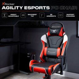 X Rocker Agility Esport Ergonomic Gaming Chair - Black / Red - thumbnail 2