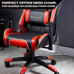 X Rocker Agility Esport Ergonomic Gaming Chair - Black / Red - thumbnail 4