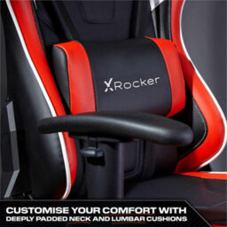 X Rocker Agility Esport Ergonomic Gaming Chair - Black / Red - thumbnail 7