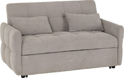 Seconique Chelsea Sofa Bed In Silver Grey Fabric - image 1