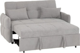 Seconique Chelsea Sofa Bed In Silver Grey Fabric - thumbnail 4
