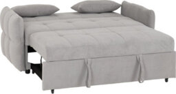 Seconique Chelsea Sofa Bed In Silver Grey Fabric - thumbnail 7